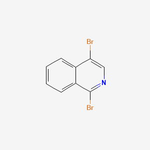 1,4-Dibromoisoquinoline structure, CAS 51206-40-7