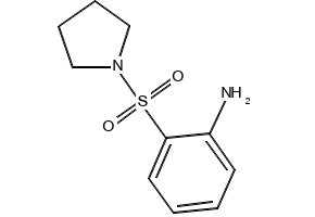 1-[(2-Aminophenyl)sulfonyl]pyrrolidine structure, CAS 163460-75-1