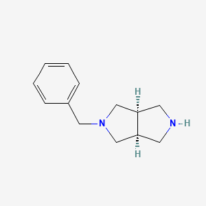 cis-2-Benzyloctahydropyrrolo3,4-cpyrrole structure, CAS 172739-04-7