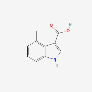 4-Methyl-indole-3-carboxylicacid structure, CAS 858515-65-8