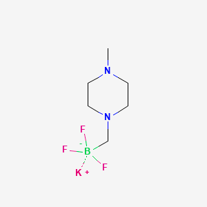 Potassiumtrifluoro[(4-methylpiperazin-1-yl)methyl]borate structure, CAS 1015484-22-6