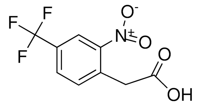 2-Nitro-4-trifluoromethylphenylaceticacid structure, CAS 1735-91-7