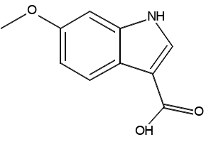 6-Methoxy-indole-3-carboxylicacid structure, CAS 90924-43-9