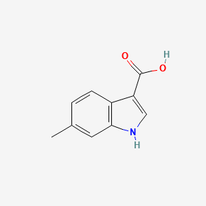 6-Methyl-indole-3-carboxylicacid structure, CAS 209920-43-4