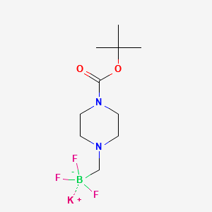 Potassiumtrifluoro[4-N-Boc-piperazin-1-yl)methy]borate structure, CAS 936329-97-4
