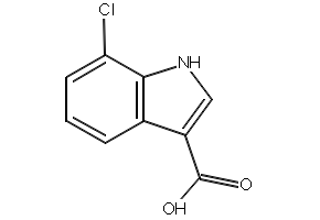 7-Chloro-indole-3-carboxylicacid structure, CAS 86153-24-4