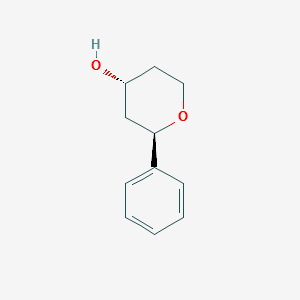(2R,4R)-2-Phenyl-tetrahydro-2H-pyran-4-ol structure, CAS 188053-98-7
