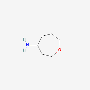 Oxepan-4-amine structure, CAS 911825-86-0