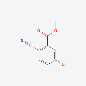 Methyl5-bromo-2-cyanobenzoate structure, CAS 714237-95-3