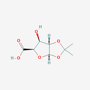 (3aS,5R,6S,6aS)-6-hydroxy-2,2-dimethyltetrahydrofuro[2,3-d][1,3]dioxole-5-carboxylicacid structure, CAS 35522-89-5