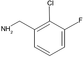 (2-Chloro-3-fluorophenyl)methanamine structure, CAS 72235-54-2