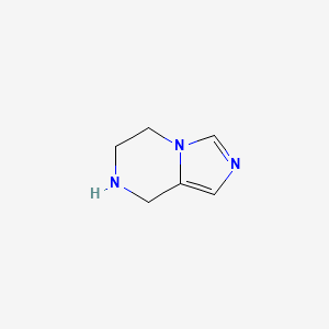 5,6,7,8-TETRAHYDROIMIDAZO[1,5-A]PYRAZINE structure, CAS 297172-19-1