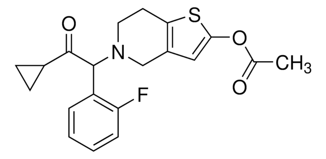 5-(2-Cyclopropyl-1-(2-fluorophenyl)-2-oxoethyl)-4,5,6,7-tetrahydrothieno[3,2-c]pyridin-2-ylacetate structure, CAS 150322-43-3