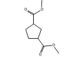 Cyclopentane-1,3-dicarboxylicaciddimethylester structure, CAS 2435-36-1