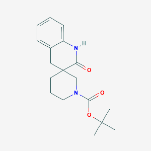 TERT-BUTYL2'-OXO-2',4'-DIHYDRO-1'H-SPIRO[PIPERIDINE-3,3'-QUINOLINE]-1-CARBOXYLATE structure, CAS 189320-46-5