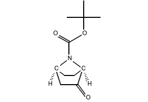 (1R,4S)-TERT-BUTYL2-OXO-7-AZABICYCLO[2.2.1]HEPTANE-7-CARBOXYLATE structure, CAS 163513-98-2