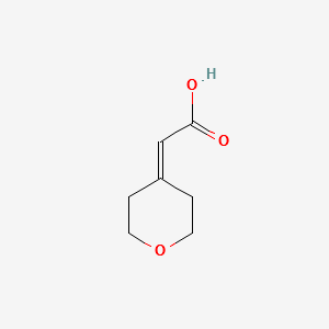 (TETRAHYDRO-PYRAN-4-YLIDENE)-ACETICACID structure, CAS 130312-01-5