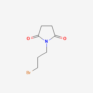 1-(3-BROMOPROPYL)PYRROLIDINE-2,5-DIONE structure, CAS 88661-56-7