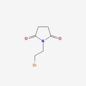1-(2-BROMOETHYL)PYRROLIDINE-2,5-DIONE structure, CAS 55943-72-1
