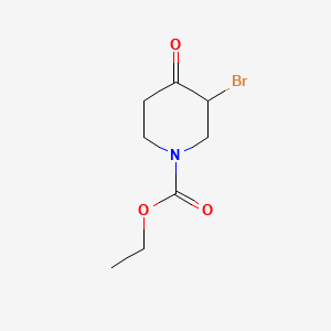 1-CARBETHOXY-3-BROMO-4-PIPERIDONE structure, CAS 95629-02-0