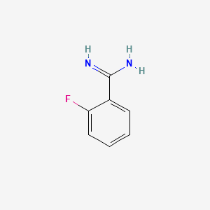 2-FLUORO-BENZAMIDINE structure, CAS 71204-93-8