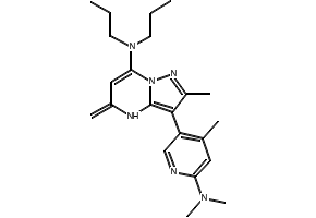 3-(6-(DIMETHYLAMINO)-4-METHYLPYRIDIN-3-YL)-2,5-DIMETHYL-N,N-DIPROPYLPYRAZOLO[1,5-A]PYRIMIDIN-7-AMINEHYDROCHLORIDE structure, CAS 195055-66-4