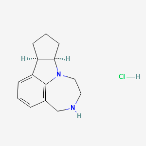 (7BR,10AR)-2,3,4,7B,8,9,10,10A-OCTAHYDRO-1H-CYCLOPENTA[B][1,4]DIAZEPINO[6,7,1-HI]INDOLEHYDROCHLORIDE structure, CAS 428868-35-3