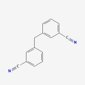 3,3'-METHYLENEDIBENZONITRILE structure, CAS 46833-85-6