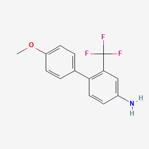 4'-METHOXY-2-(TRIFLUOROMETHYL)BIPHENYL-4-AMINE structure, CAS 1044209-50-8
