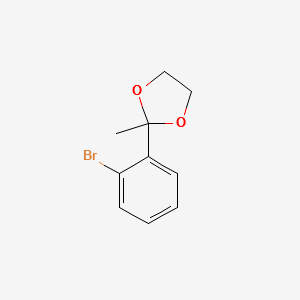 2-(2-BROMOPHENYL)-2-METHYL-1,3-DIOXOLANE structure, CAS 50777-64-5