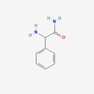2-AMINO-2-PHENYL-ACETAMIDE structure, CAS 700-63-0
