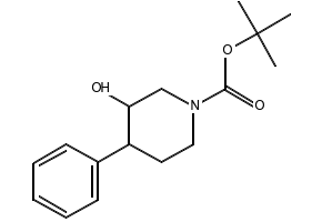 TERT-BUTYL3-HYDROXY-4-PHENYLPIPERIDINE-1-CARBOXYLATE structure, CAS 1000931-04-3