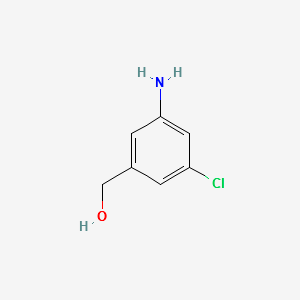 (3-AMINO-5-CHLOROPHENYL)METHANOL structure, CAS 79944-63-1
