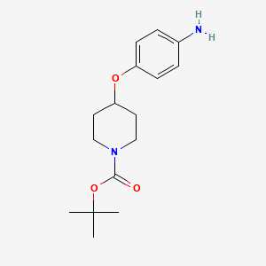 1-BOC-4-(4-AMINO-PHENOXY)-PIPERIDINE structure, CAS 138227-63-1