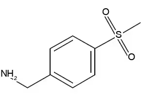 4-(METHYLSULFONYL)BENZYLAMINE structure, CAS 4393-16-2