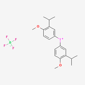 BIS(3-ISOPROPYL-4-METHOXYPHENYL)IODONIUMTETRAFLUOROBORATE structure, CAS 156740-76-0