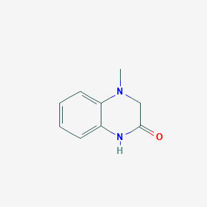 4-METHYL-3,4-DIHYDROQUINOXALIN-2(1H)-ONE structure, CAS 67074-63-9