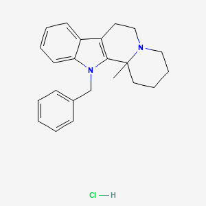 12-BENZYL-12B-METHYL-1,2,3,4,6,7,12,12B-OCTAHYDROINDOLO[2,3-A]QUINOLIZINEHYDROCHLORIDE structure, CAS 1086775-09-8