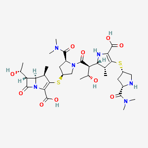 MEROPENEM CLOSED RING DIMER structure, CAS 166901-45-7