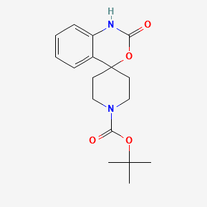 1'-Boc-1,2-dihydro-2-oxo-spiro[4H-3,1-benzoxazine-4,4'-piperidine] structure, CAS 84060-08-2