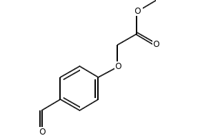 Methyl(4-Formylphenoxy)Acetate structure, CAS 73620-18-5