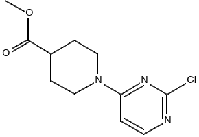 Methyl1-(2-Chloropyrimidin-4-Yl)Piperidine-4-Carboxylate structure, CAS 889126-33-4