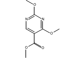 Methyl2,4-Dimethoxypyrimidine-5-Carboxylate structure, CAS 15400-58-5