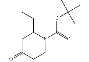1-Boc-2-ethylpiperidin-4-one structure, CAS 324769-07-5