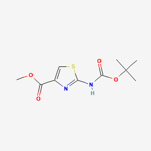 Methyl2-Boc-Aminothiazole-4-Carboxylate structure, CAS 850429-62-8