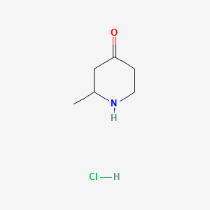 2-Methyl-4-piperidinoneHydrochloride structure, CAS 13729-77-6
