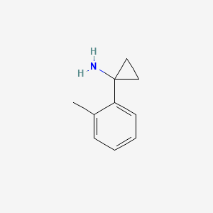 1-(2-METHYLPHENYL)CYCLOPROPAN-1-AMINE structure, CAS 503417-29-6
