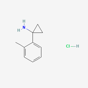 1-O-TOLYL-CYCLOPROPYLAMINEHYDROCHLORIDE structure, CAS 1134701-31-7
