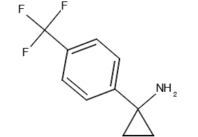 1-(4-(TRIFLUOROMETHYL)PHENYL)CYCLOPROPANAMINE structure, CAS 474709-86-9