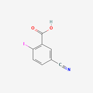 5-CYANO-2-IODOBENZOICACID structure, CAS 219841-92-6